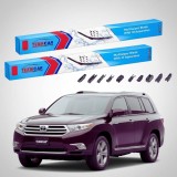 Cumpara ieftin Ștergătoare Toyota Highlander Gen II-IV SUV 2007-prezent | Set Față Flat Premium &ndash; TeamCar&reg;