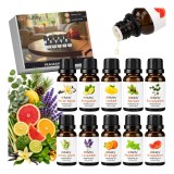 Set 10 uleiuri parfumate Ruhhy, 15 ml, pentru difuzor si aromaterapie