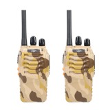 Statie Radio PMR Portabila PNI PMR R40 Camo, Set 2 buc, 0.5W, 16 Canale, Raza pana la 10km, VOX, Li-Ion 1200mAh
