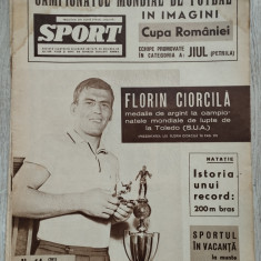 Revista SPORT nr. 14 (181) - Iulie 1966 - Jiul Petrosani, Steaua Bucuresti