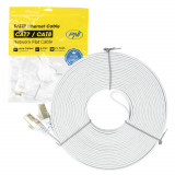 Cumpara ieftin Aproape nou: Cablu de retea plat S/STP CAT7 PNI U7150W, 2 x RJ45, 4 perechi de fire