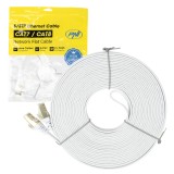 Aproape nou: Cablu de retea plat S/STP CAT7 PNI U7150W, 2 x RJ45, 4 perechi de fire