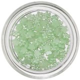 Flori mici decorative cu efect perlat - verde deschis