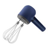 Mixer Electric fara Fir, Cyrax, Mixer pentru Oua Smantana Frisca, Maner Plastic, Usor de Utilizat si Depozitat, 20 x 8.5 x 14.5 cm, Albastru Inchis