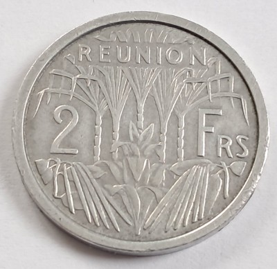 Reunion, 2 Francs 1948 foto