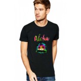 Tricou barbati negru - Exotic - M