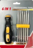 Set Surubelnita 6 in 1 Time Veranda No. 3060T, Tije Otel, Torx, Philips, Linie, Y30, M2.6, Antialunecare