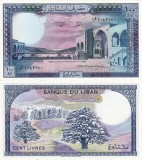 Bancnota Liban 100 Livres 1988 UNC, Asia, Ne流通rată