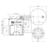 Febi Bilstein Burduf, suspensie pneumatica