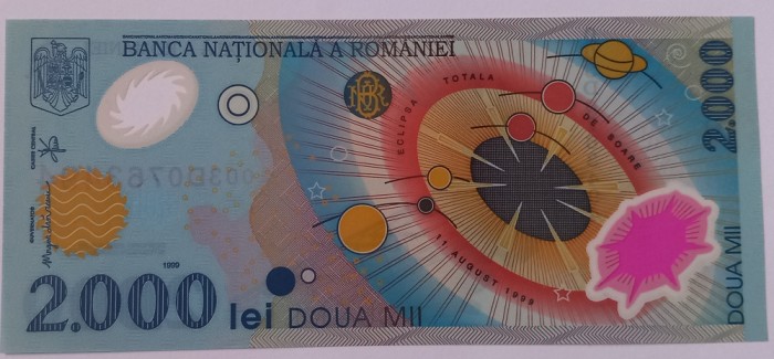 Romania , 2000 Lei 1999