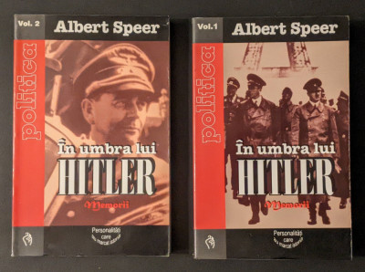 memorii ALBERT SPEER &amp;ndash; IN UMBRA LUI HITLER Vol. 1+2 Germania Nazista WW2 Istorie foto