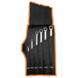 Set chei inelare cu clichet lungi NEO Tools 8-19 mm, 6 buc, husa textila