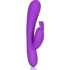 Vibrator Embrace G-Rabbit, 7 Moduri Vibratii, Silicon, USB, Violet, 18.5 cm