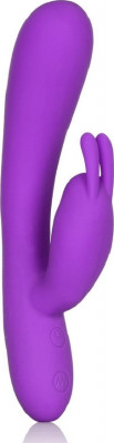 Vibrator Embrace G-Rabbit, 7 Moduri Vibratii, Silicon, USB, Violet, 18.5 cm foto