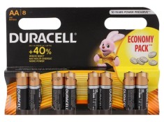 Baterii alcaline AA 1,5V nere&icirc;ncărcabile 8 buc BASIC