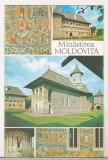Bnk cp Manastirea Moldovita - Vedere - necirculata, Printata, Suceava