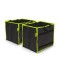 Geanta Organizator Auto MNC Duo, Fixare cu Scai, Portabile cu Maner, Pliabile, Negru cu Verde - MNC