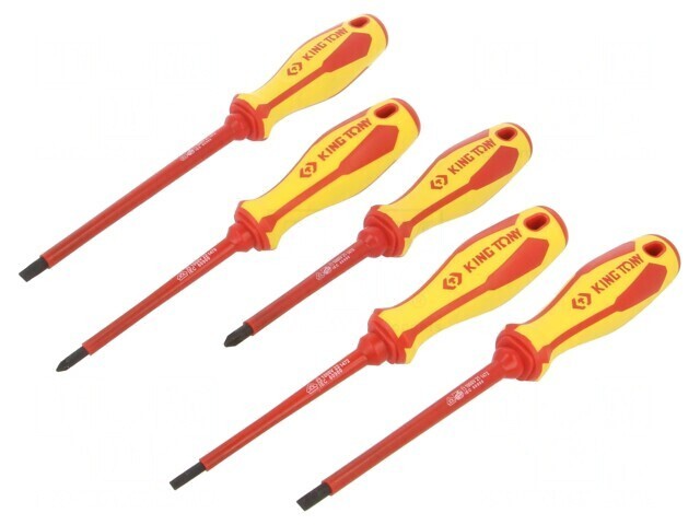 Kit Șurubelnițe Izolate Pozidriv și Plată 5 Bucăți