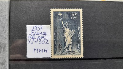 1937-Franta-YT352-c.set-MNH-Y.T=8E foto