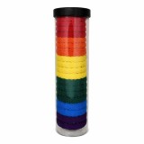 Cumpara ieftin Set elastice par textile 20 piese diametru 4.5 cm multicolor pentru prindere par copii si adulti