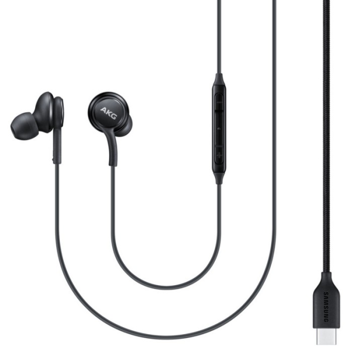 Handsfree Casti In-Ear Samsung Galaxy S20 / S20 Plus / S20 Ultra, EO-IC100, Cu microfon, USB Type-C, Negru