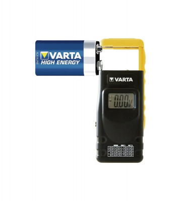 VARTA Tester Digital baterii reincarcabile si de unica folosinta tip AA / AAA / C / D / 9V foto