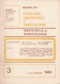 Revista de Obstetrica si Ginecologie, Iulie-Septembrie, 1980 foto