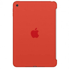 iPad mini 4 - Husa silicon &amp;quot;Apple Silicone Case&amp;quot;, Orange foto