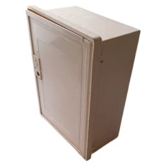 Firida 35x23x18 cm, Proconstructo Group, cutie pentru contor de gaz si regulator, roz, din plastic,