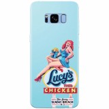 Husa silicon pentru Samsung S8 Plus, American Vintage Restaurant Sign