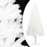 VidaXL Pom de Crăciun artificial, ace cu aspect natural, alb, 120 cm