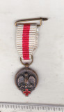 bnk ins Belgia Insigna medalie pentru donator de sange Crucea Rosie - miniatura