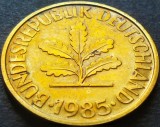 Cumpara ieftin Moneda 10 PFENNIG - RF GERMANIA anul 1985 *cod 2972 - litera D, Europa