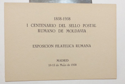 ROMANIA EXIL 1958 - CARNET FILATELIC MISCAREA LEGIONARA CENTENARUL PRIMEI MARCI foto