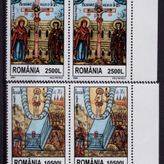 RO 2002 ,LP 1583 ,"Sfintele Pasti", serie pereche H , MNH