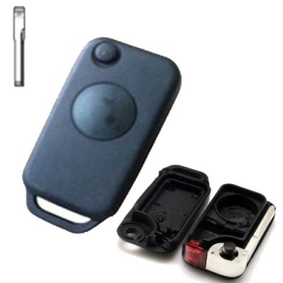 Carcasa Cheie Briceag Mercedes Benz 1 Buton Lamela 2 track foto