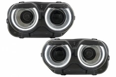Faruri LED Dodge Challenger (2015-2024) Negru Performance AutoTuning