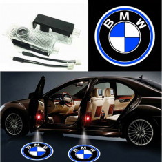 Emblema Portiere Cu Logo BMW Set 2 Buc Proiector 3D cu LED foto