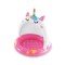 Piscina gonflabila pentru copii, design Unicorn, 102x102cm