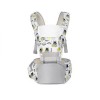 Marsupiu Bebe Ergonomic 6 in 1 cu Scaunel Gri, Multifunctional, All Seasons, Capison Detasabil, Pozitie Broscuta, Centura Reglabila 60-115cm