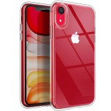 Husa unique confort optim clear compatibila apple iphone xr - transparent