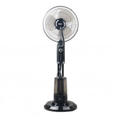 Ventilator cu pulverizare apa MUHLER MF-1677, 40 cm, 75W, 3.2 litri, 3 trepte de putere, Timer, Negru foto