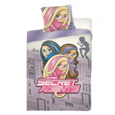 Lenjerie de pat Disney Barbie Secret LC03 160x200cm (Bumbac) foto