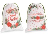 Cumpara ieftin Set 2 saculeti Craciun textil multicolor cm 17 x 23 H