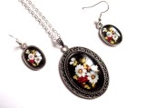 set sticla cu margarete 34108