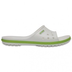 Papuci Crocs Crocband II Slide Alb - White foto