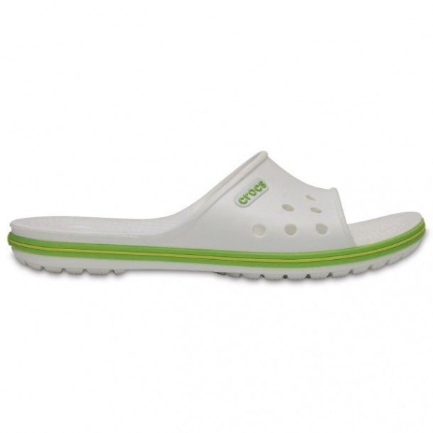 Papuci Crocs Crocband II Slide Alb - White