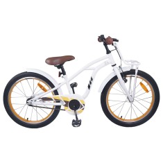 vidaXL Bicicletă pentru Copii 18 Inci pentru 5-7 ani Alb 42009314