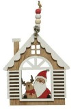 Cumpara ieftin Decoratiune Craciun - Hanging Santa House - Modele diferite | Kaemingk
