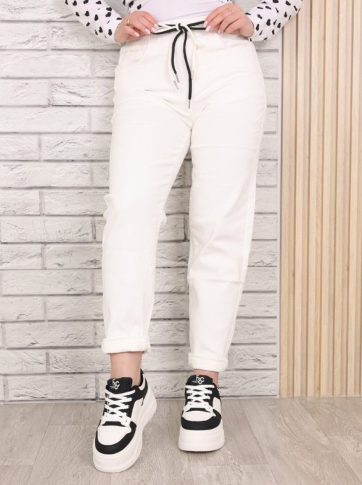 Blugi dama Mom Fit Albi Darana, 25